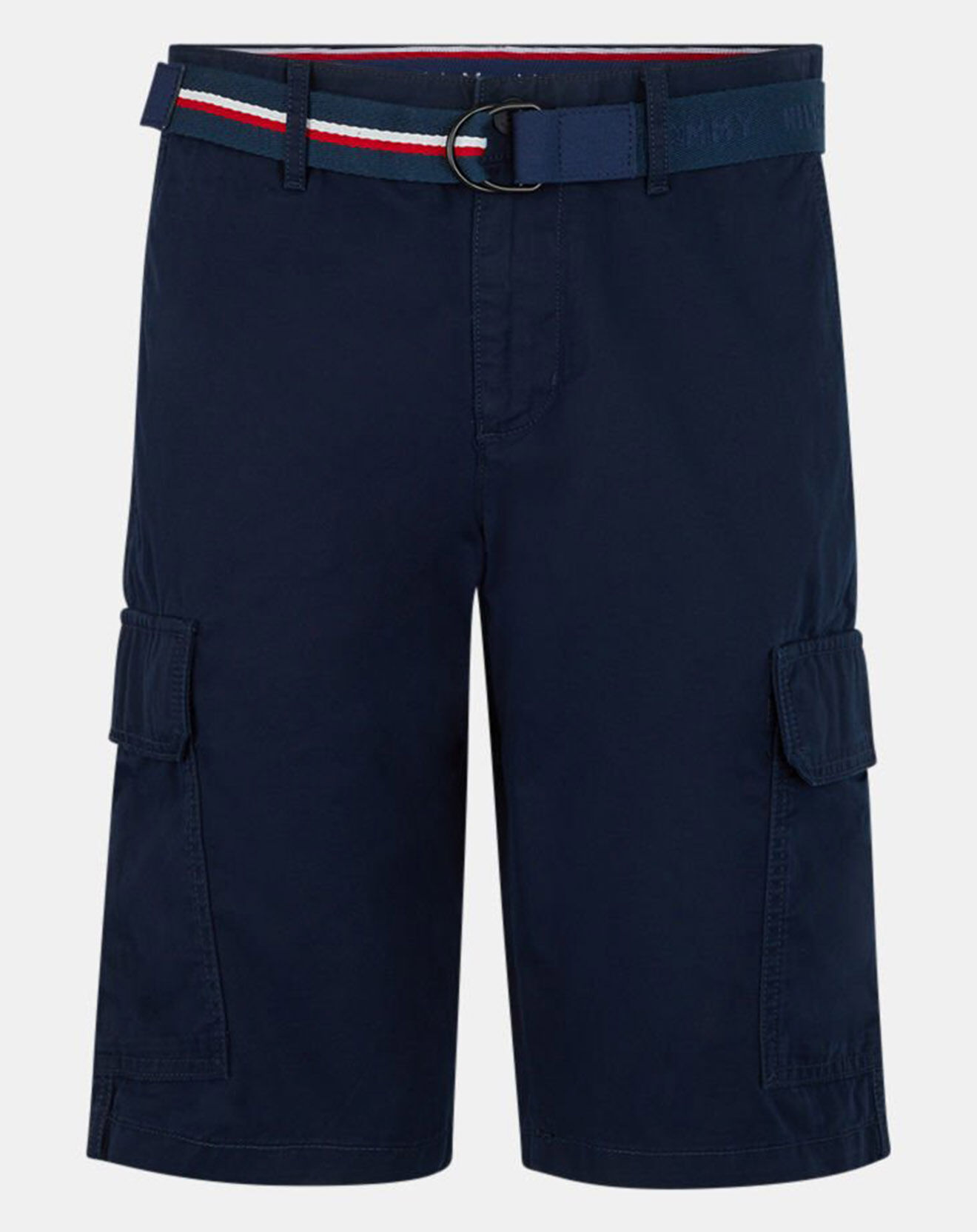 Tommy Hilfiger Bermuda 100% Coton Bio  John Cargo bleu marine