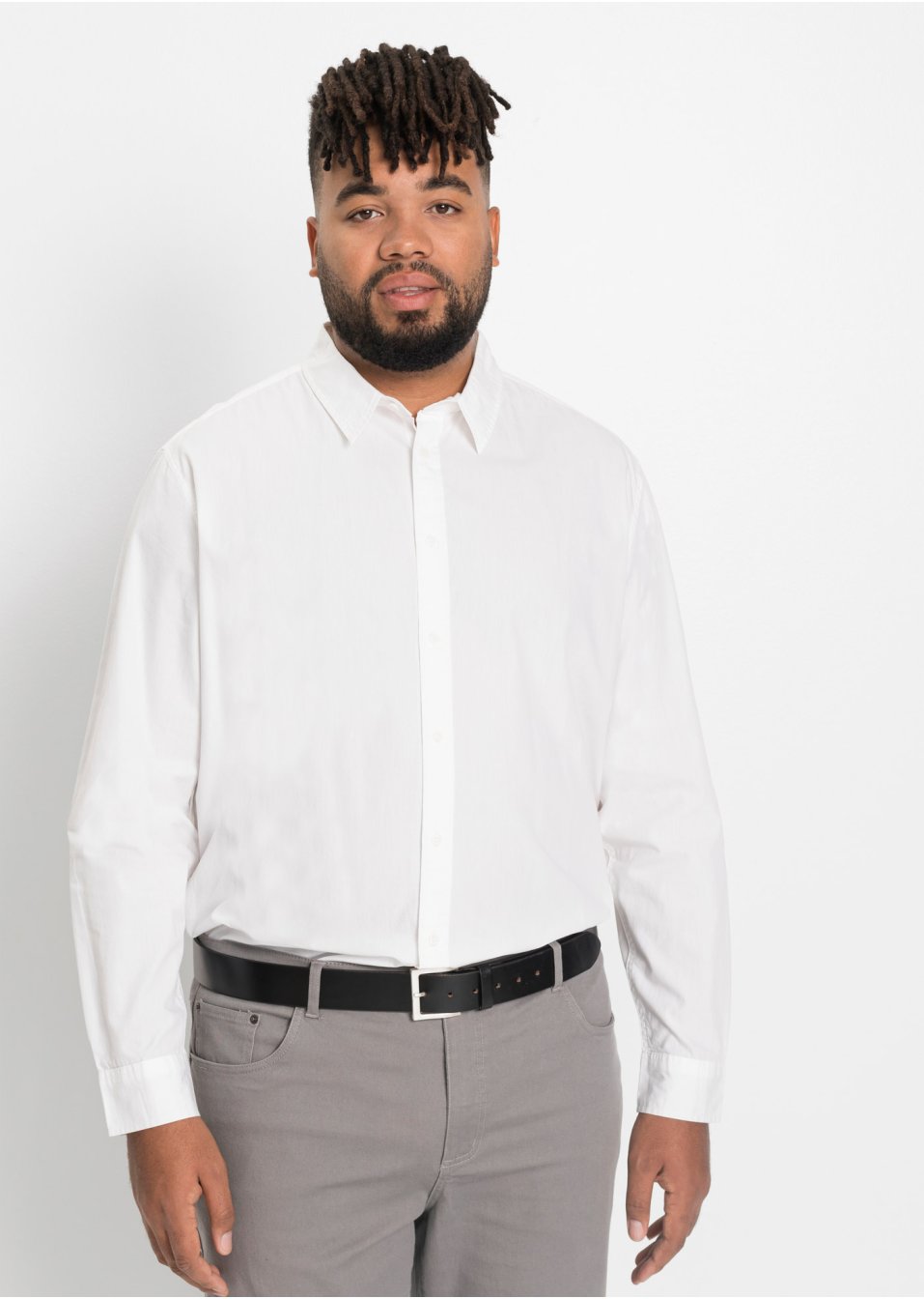 Chemise manches longues coupe confort