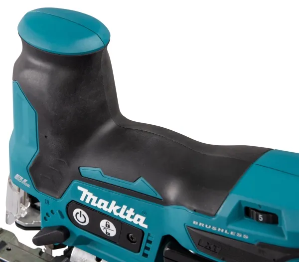 Makita DJV185RF1J, Øverste håndtag, Grøn, 90°, Aluminium, Stål, Træ, Børstefri, Deep discharge