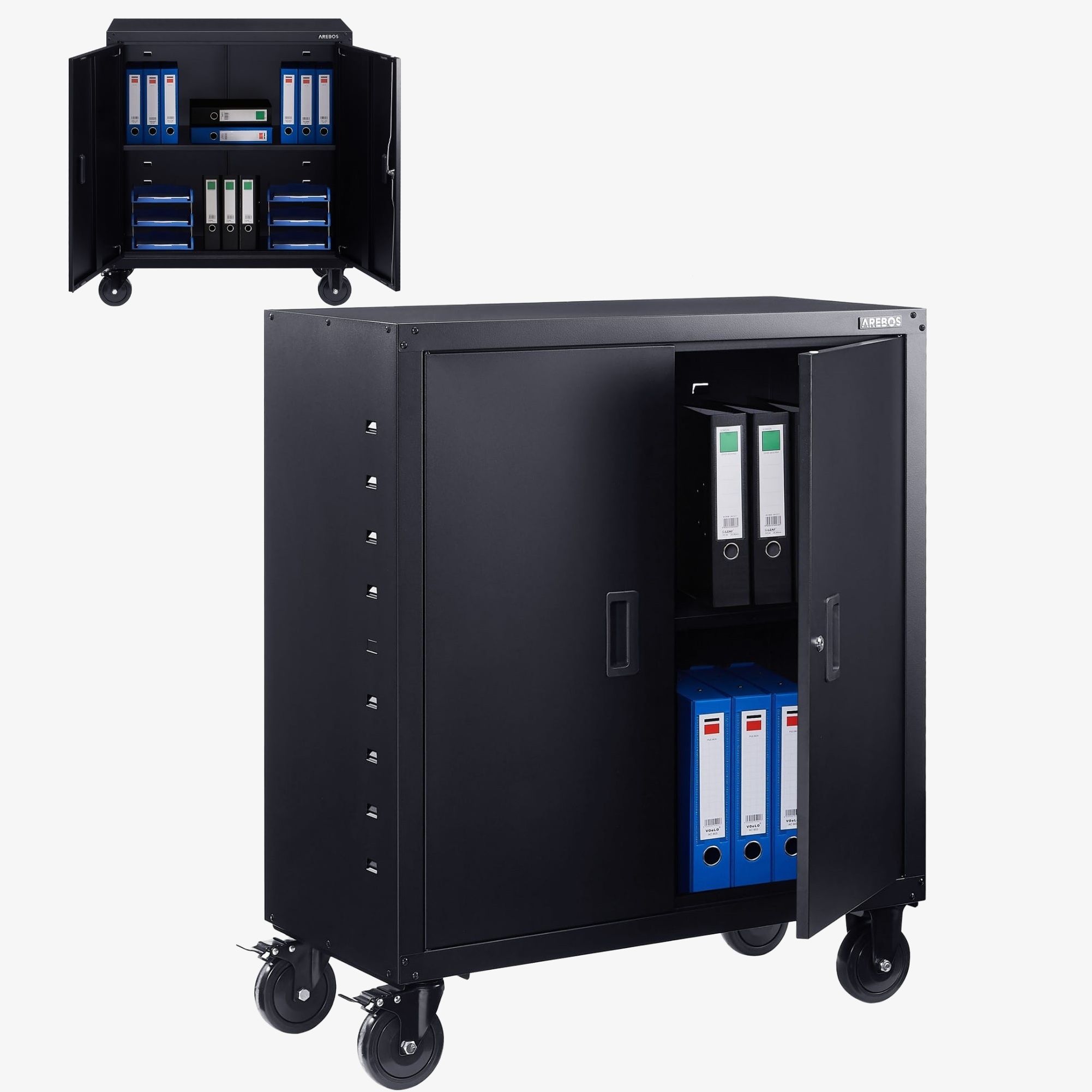 Aktenschrank mit Rollen 90cm