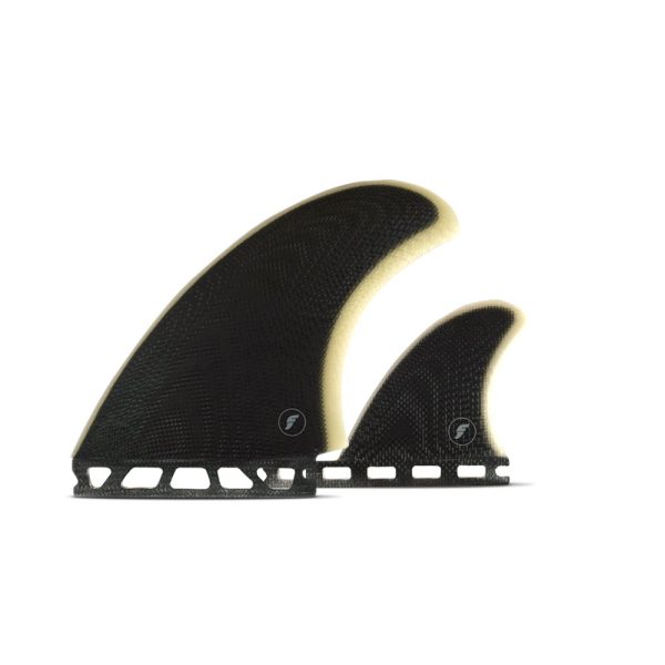 Futures Pukas Fiberglass - Black / Clear - Twin   Mini center