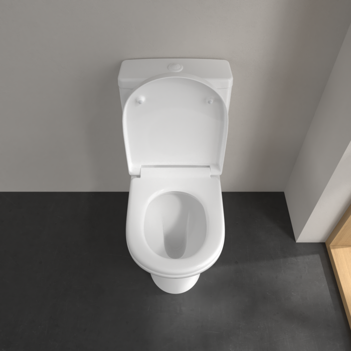 Villeroy & Boch O.novo duoblok toilet CeramicPlus wit glans