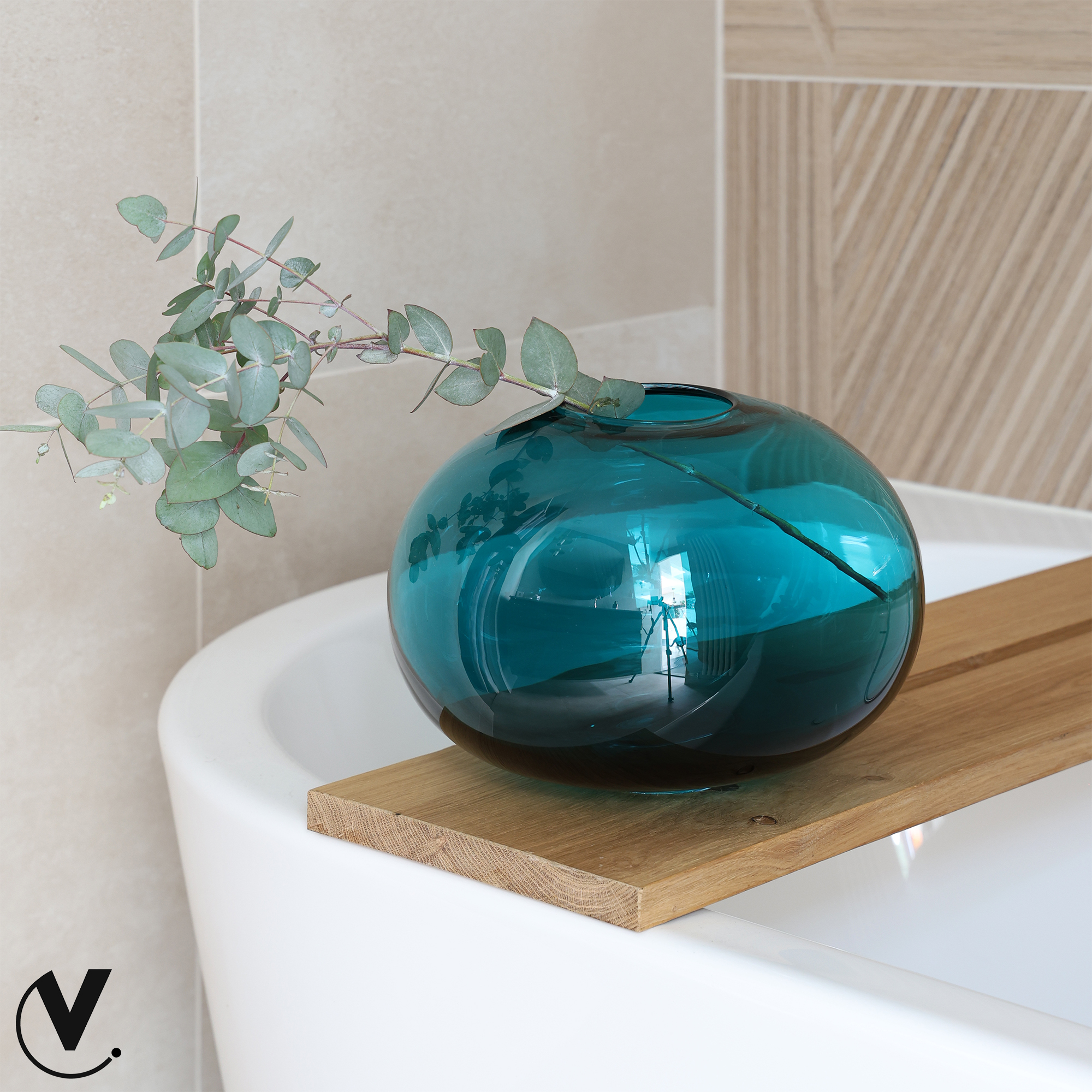 Vaas Brenno S green Ø23 x H18 cm