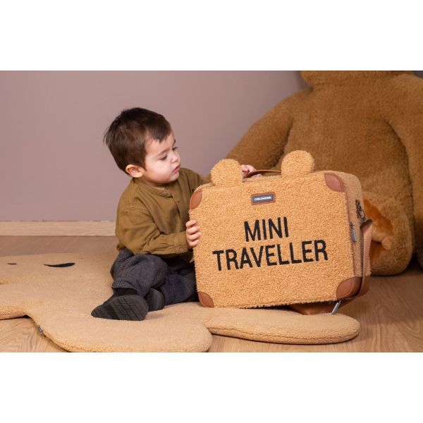 Childhome Mini Traveller Kinderkoffer Teddy Brown