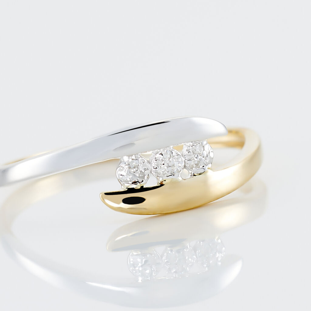 Bague Delphine Or Bicolore Diamant