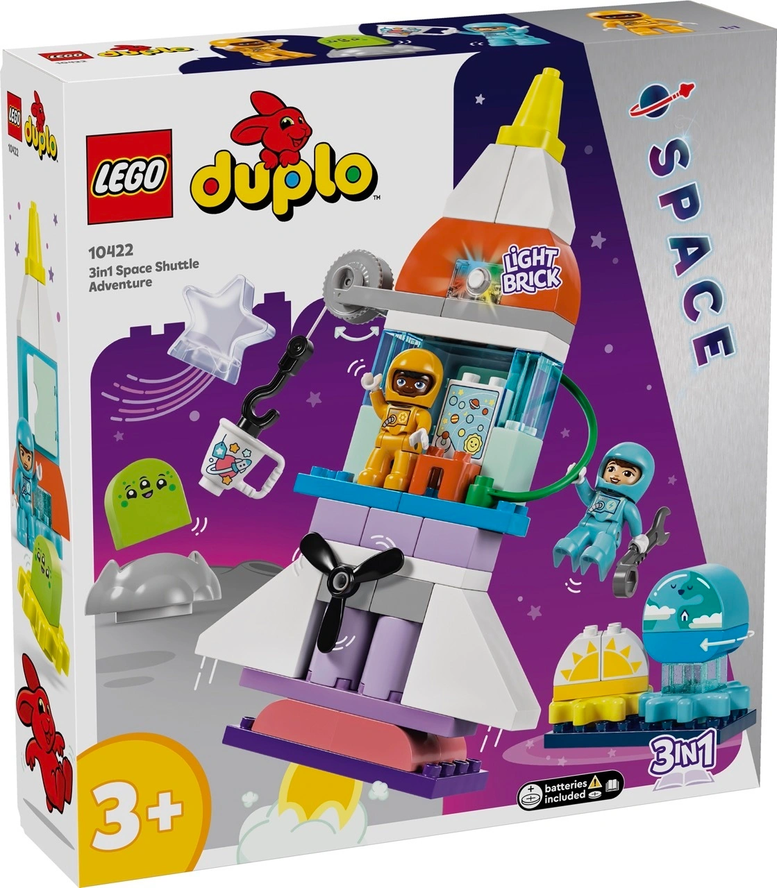 LEGO® DUPLO® 10422 3-IN1-SPACESHUTTLE FÜR VIELE ABENTEUER