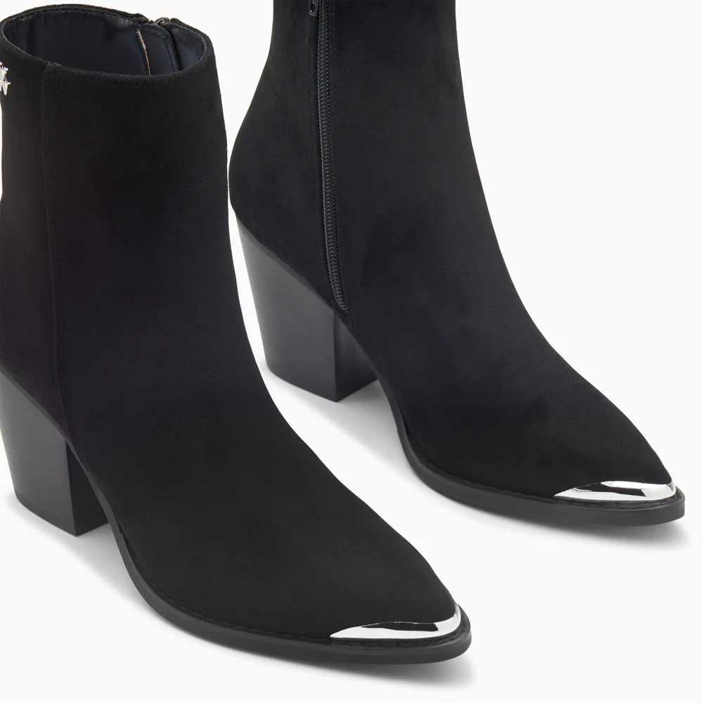 Bottines-Bottines santiags Jenn noires à talon