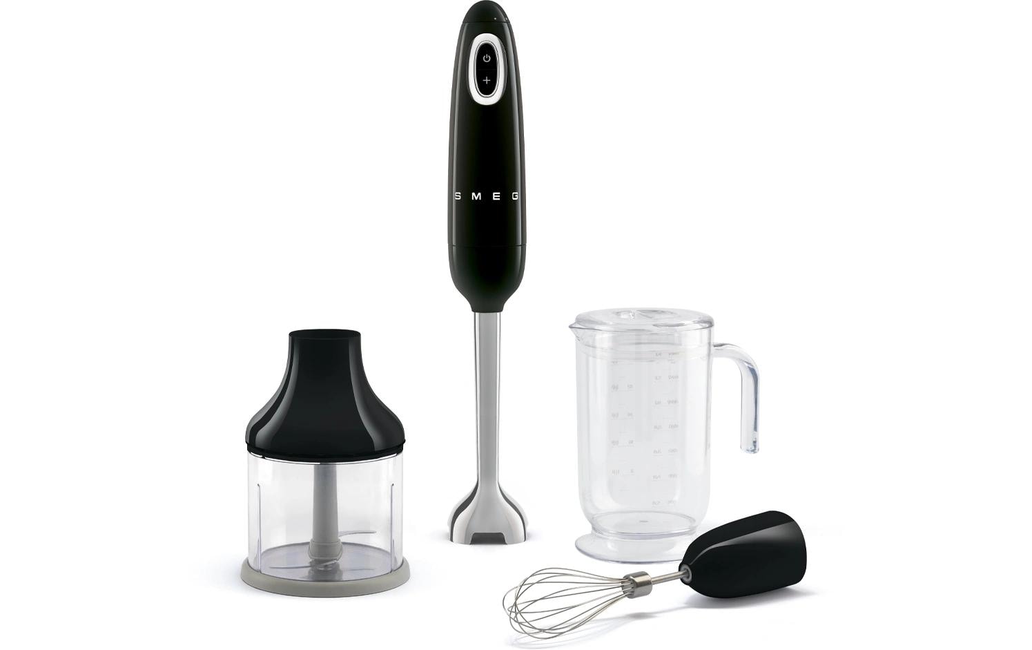 Stabmixer HBF03 WhEU Schwarz<br>Stufenloser Stabmixer im Retro-Look