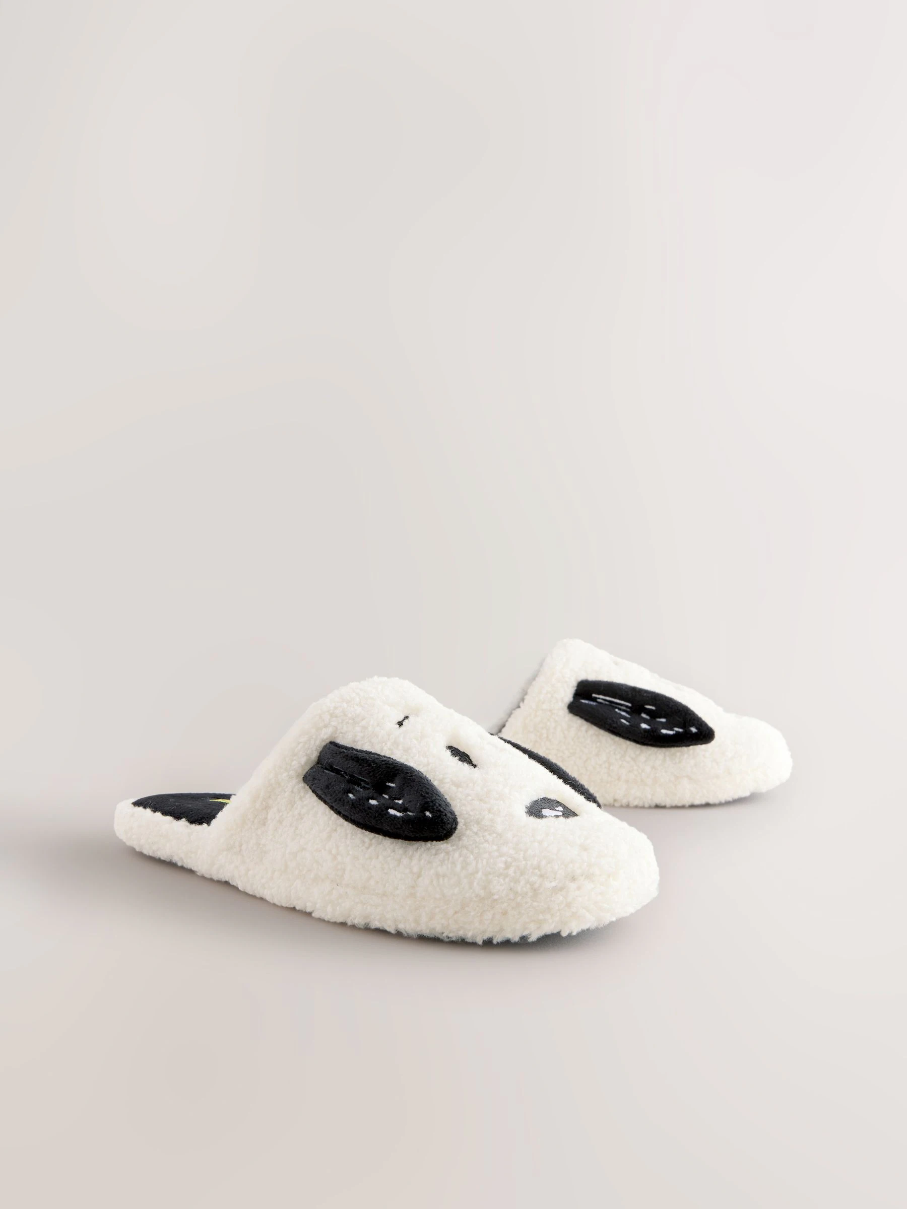 Crème - Snoopy Mule Slippers