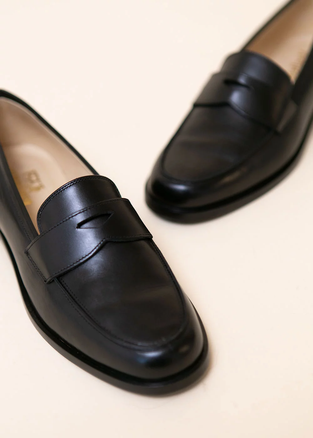 MOCASSIN ROMA CUIR NOIR