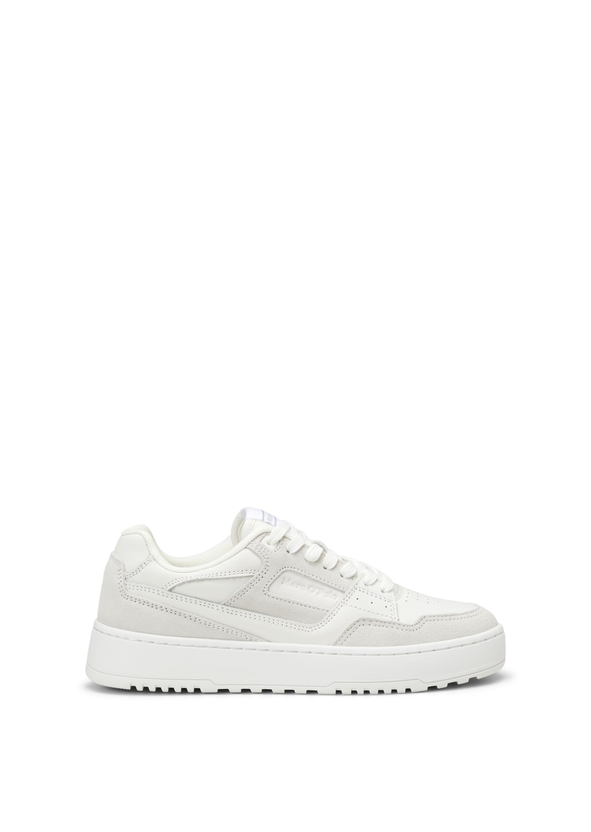 Sneaker aus Rindleder-Mix