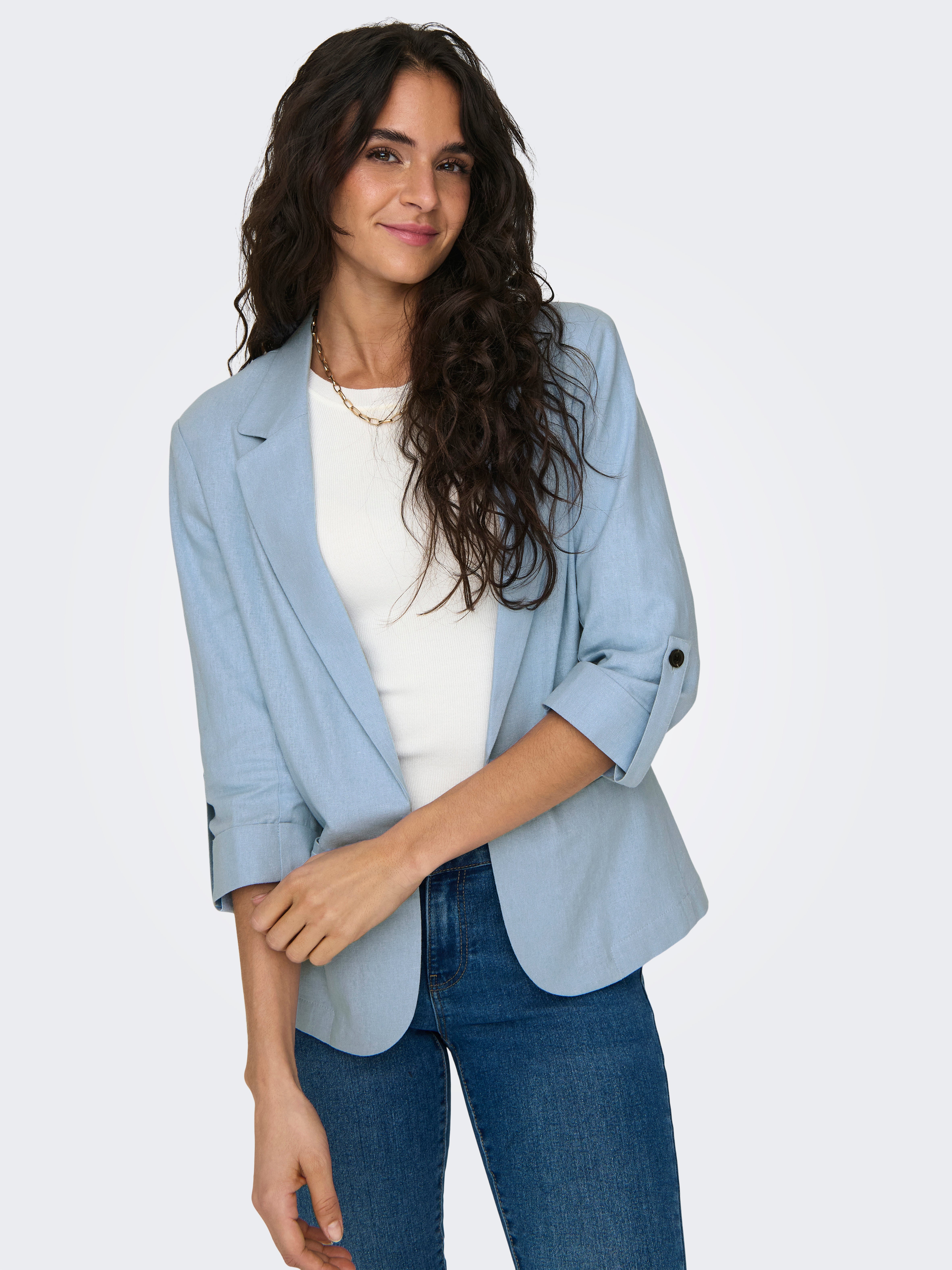 ONLCARO Blazer Cashmere Blue