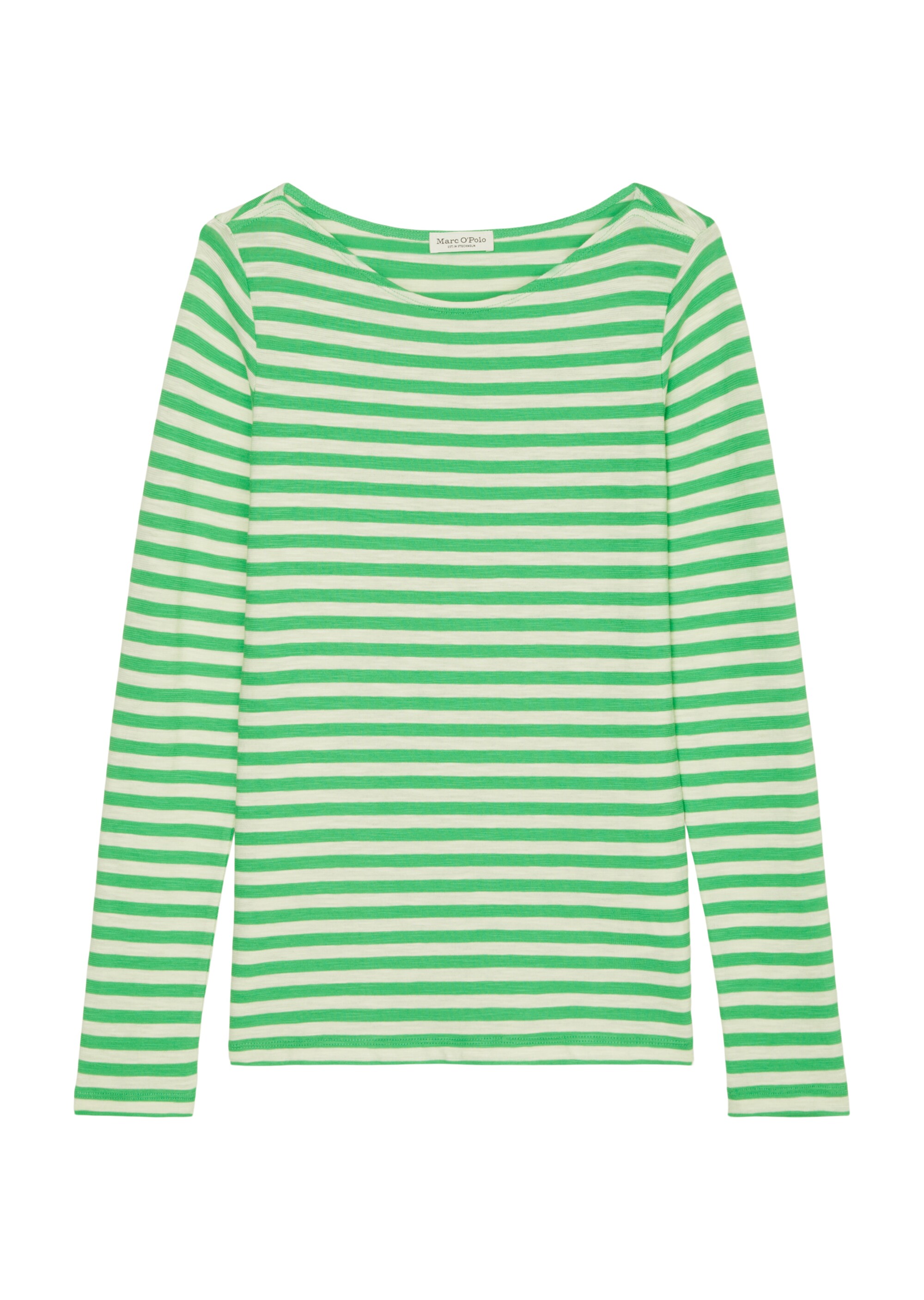 Ringel-Longsleeve regularaus Slubjersey