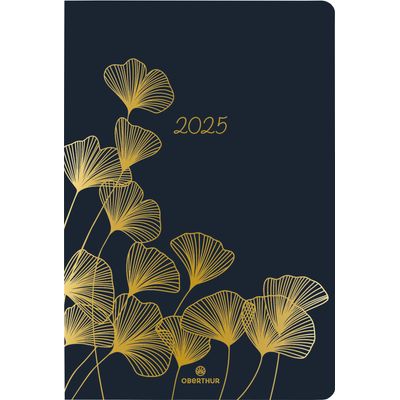 Agenda Astoria - 1 semaine sur 2 pages - 17 x 24,5 cm - noir - Oberthur