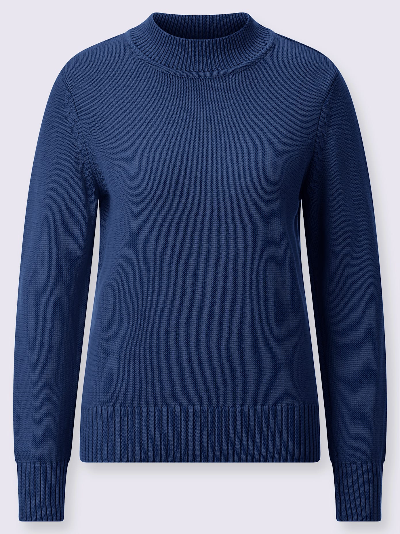 Pull femme col tortue finitions côtelés