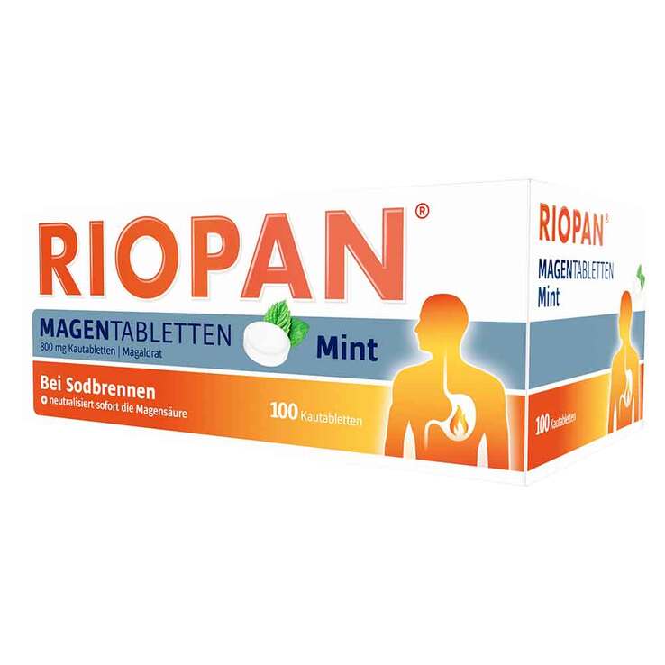 Riopan Magen Tabletten Mint 800 mg Kautabletten, 100 St