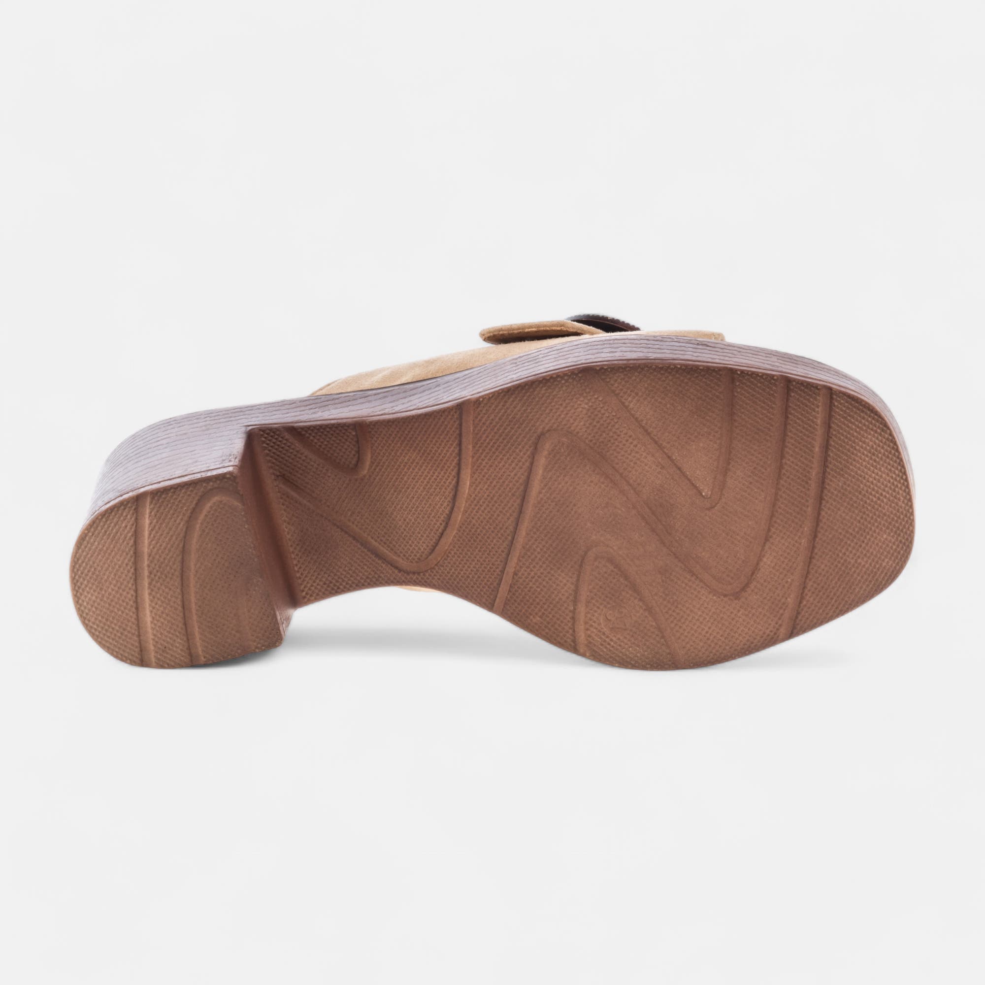Mules à talon Femme beige
