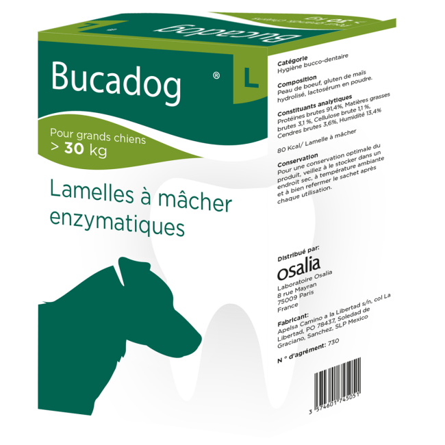 Bucadog lamelles à mâcher pour chien et chat