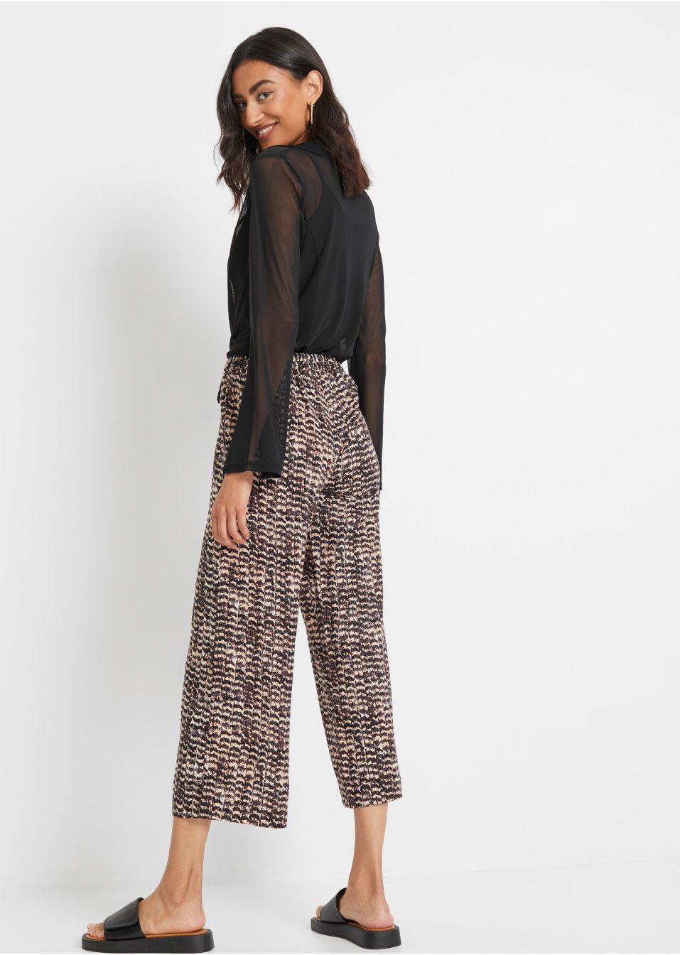 Jupe-culotte taille extensible