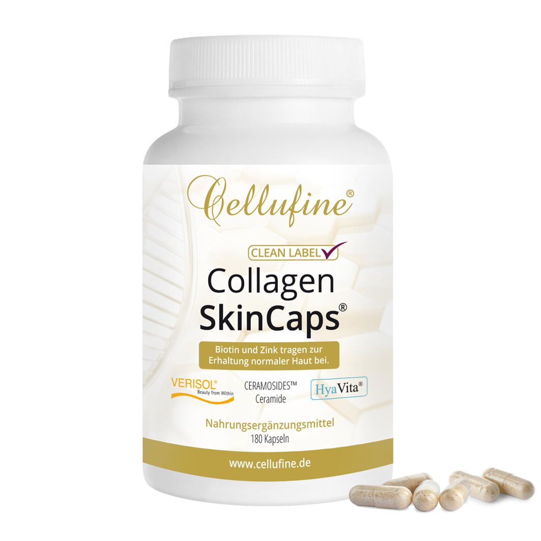 Cellufine® SkinCaps® VERISOL® B (Rind) Collagen-Kapseln PLUS Vitalstoffe