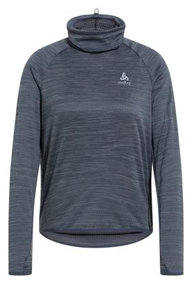 Pull Manches Longues Femme Odlo Run Easy Warm Bleu