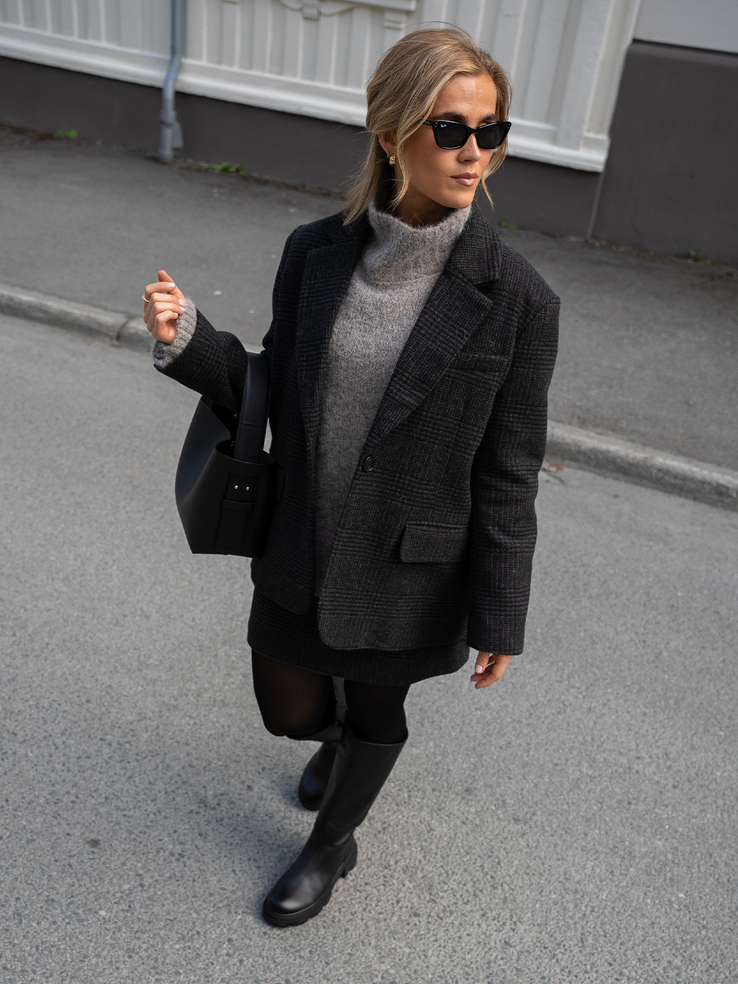 Bex Long Sleeve Oversized Blazer