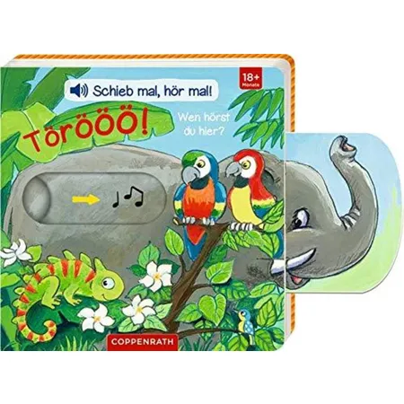 Coppenrath Verlag Schieb mal, hör mal!: Törööö! Wen hörst du hier? (Soundbuch)
