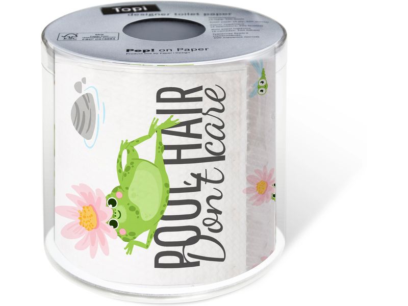 Paper   Design Toilettenpapier Pool Hair  Rollen, 3-lagig, WC Papier mit Motiv