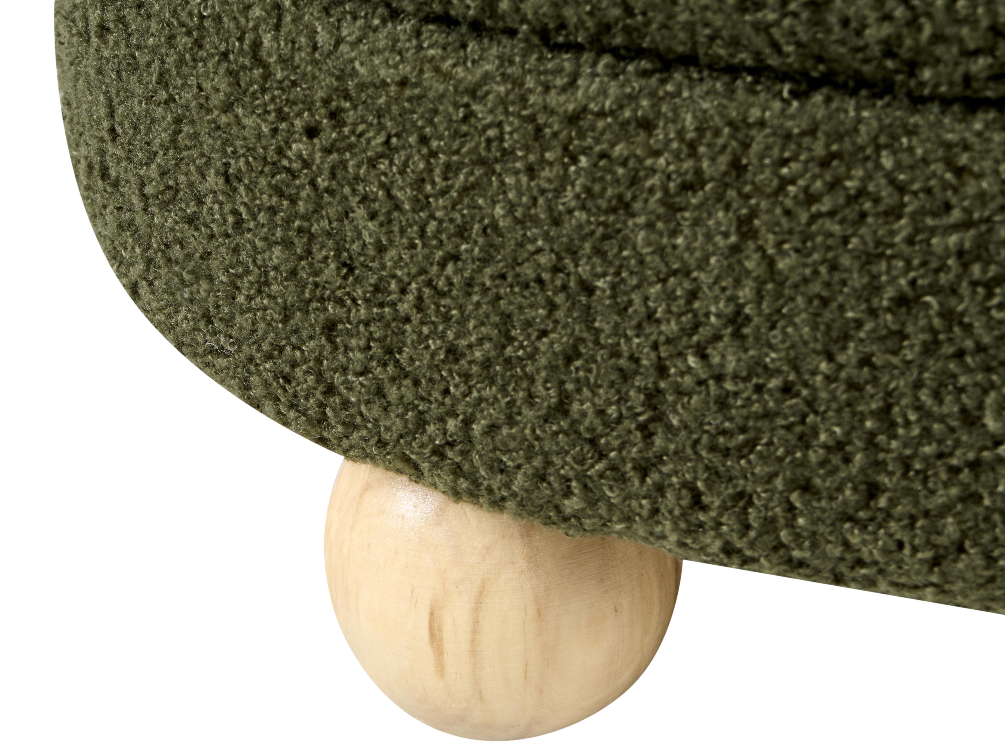 Poef CHILLY Bouclé Groen