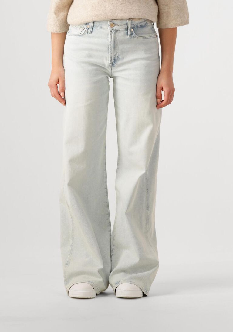 lichtblauwe 7 for all mankind wide jeans modern dojo tailorless tre