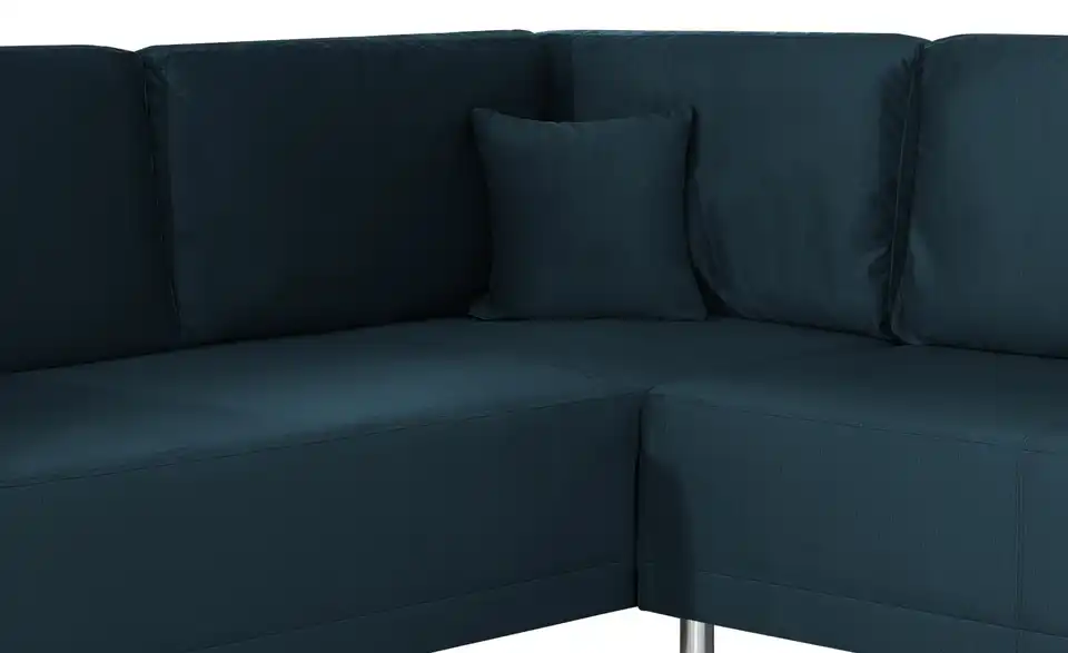 Wohnlandschaft Mara Blau links Mikrofaser