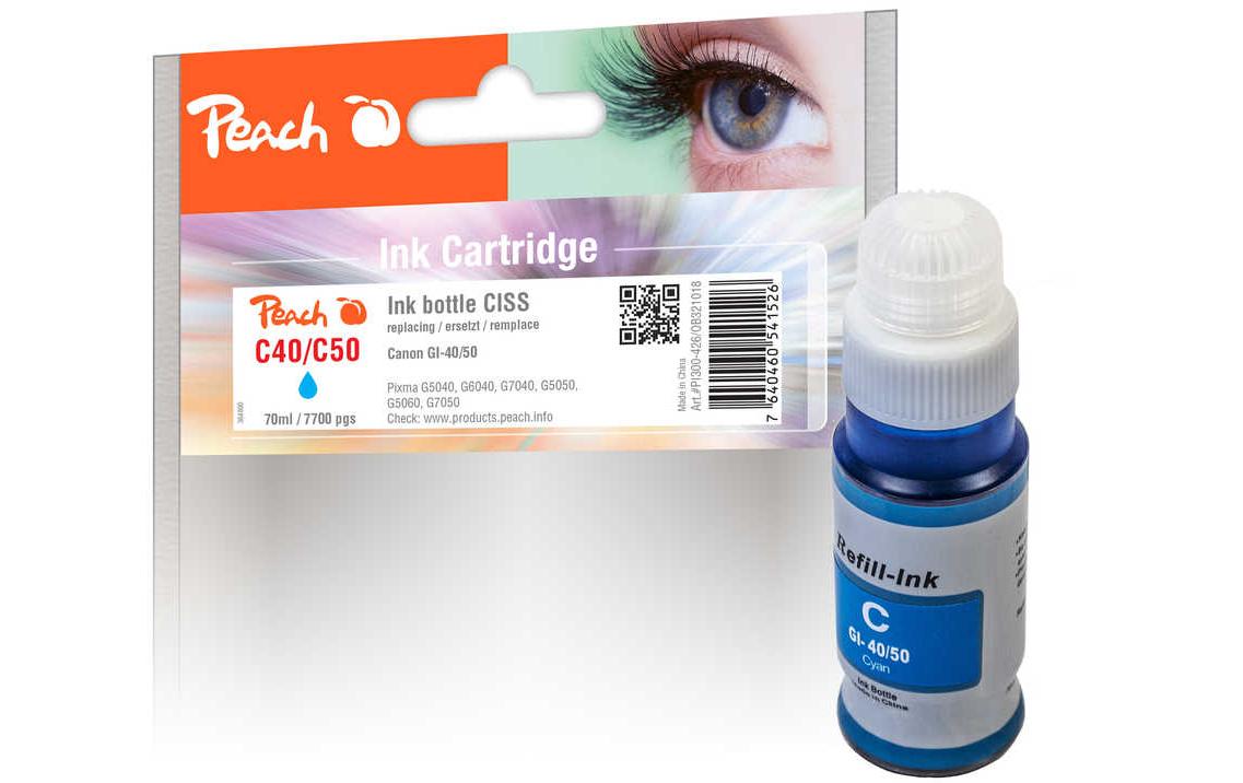 Tinte Canon GI-40/50 CyanTintenkartusche, Cyan