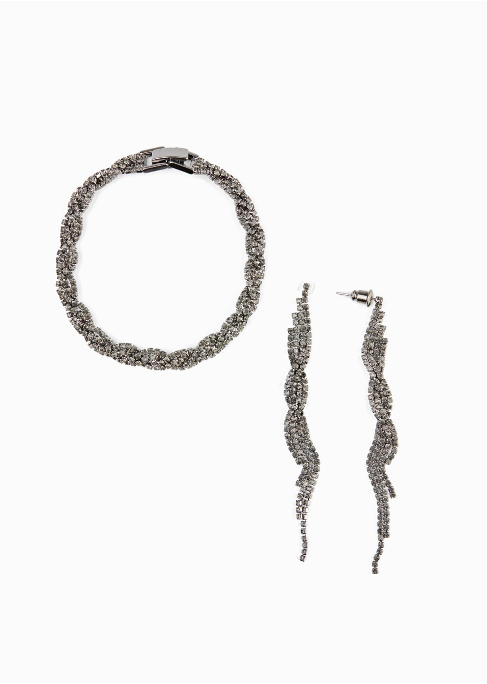 Bracelet, boucles d'oreilles (Ens. 3 pces.)