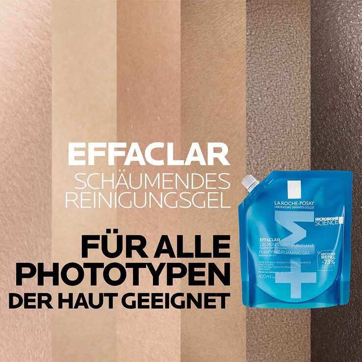 La Roche Posay Effaclar schäumendes Reinigungsgel, 400 ml