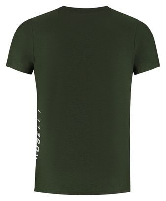 Maillot Manches Courtes De Running Rogelli Essential Vert Homme