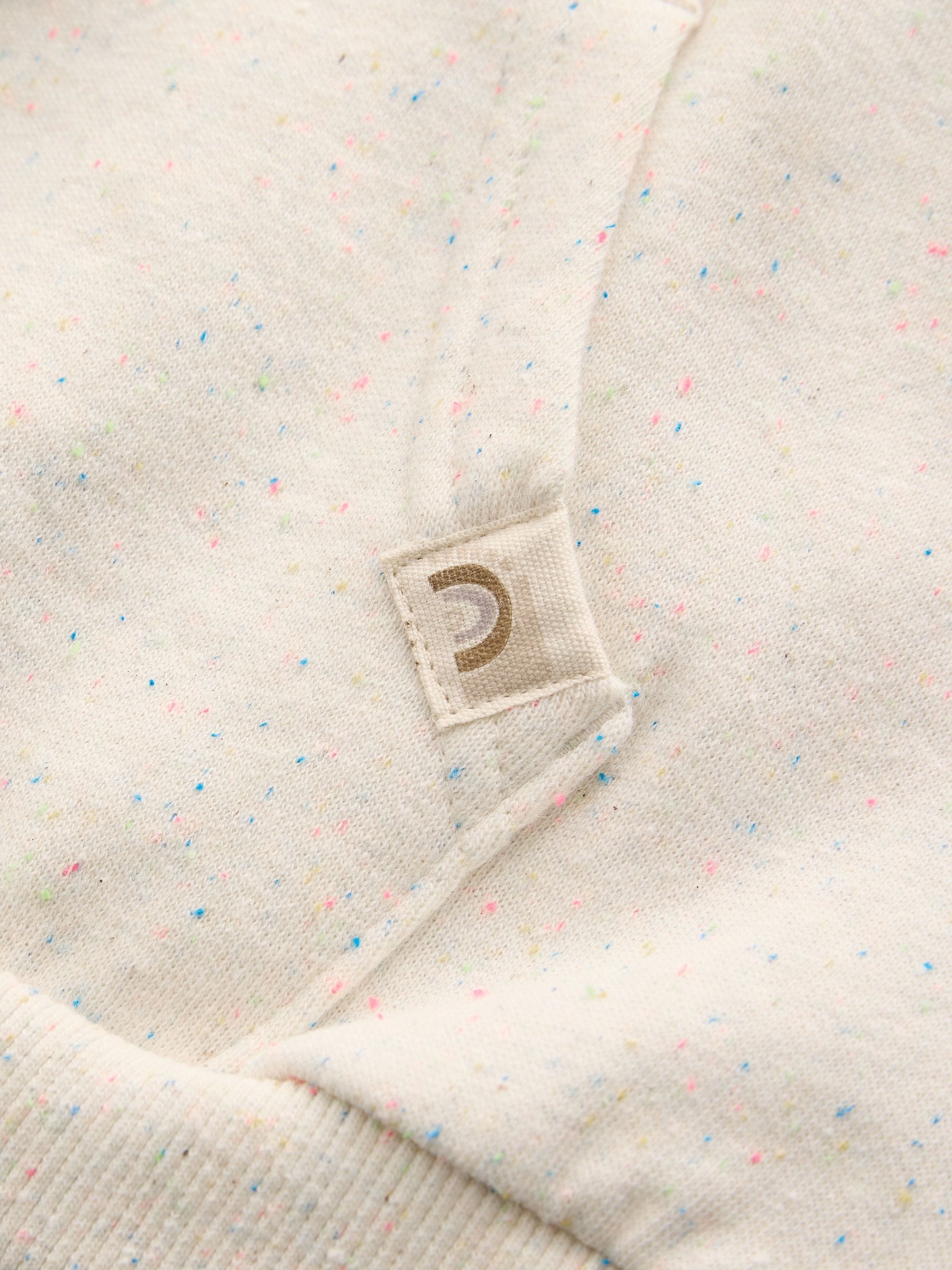 Moutkleurig - Sweatshirt met kwartrits (3mnd -7jr)