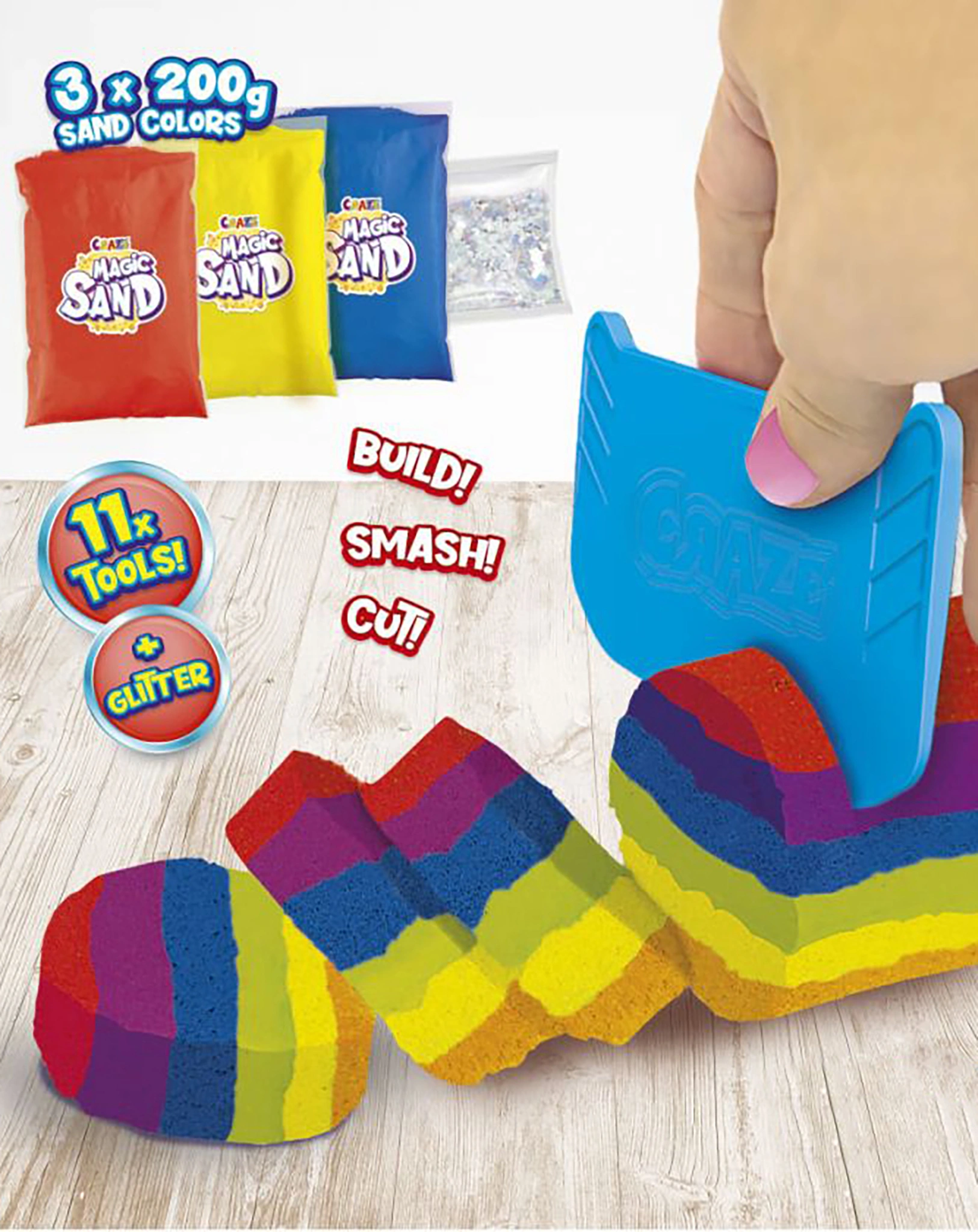 MAGIC SAND - Sandamazing- Rainbow Set sortiert (1 Stück)
