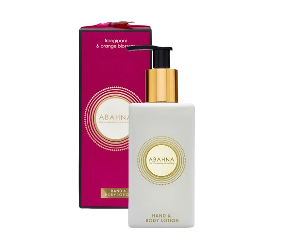 ABAHNA Frangipani & Orange Blossom Hand & Body Lotion