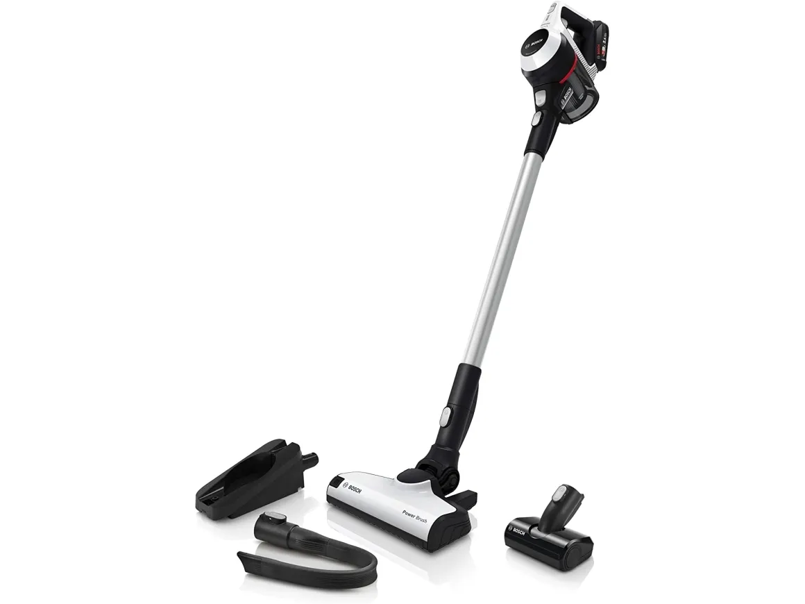 Bosch Serie | 6 BKS611MTB - Støvsuger - pind/håndholdt (2-i-1) - uden pose - ledningsfri - hvid