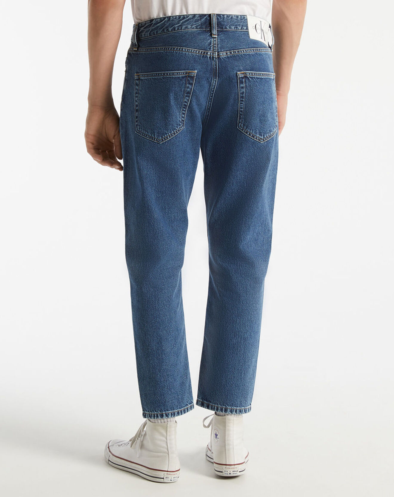 Calvin Klein Jeans Jean Dad Mid bleu
