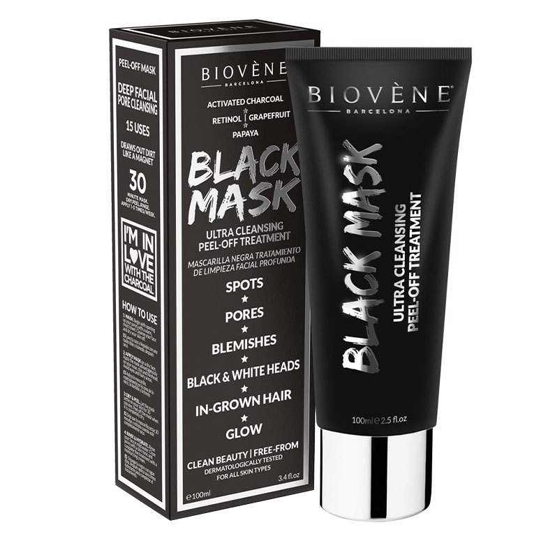 Biovène Black Mask Ultra Cleansing Peel-Off Treatment 100ml