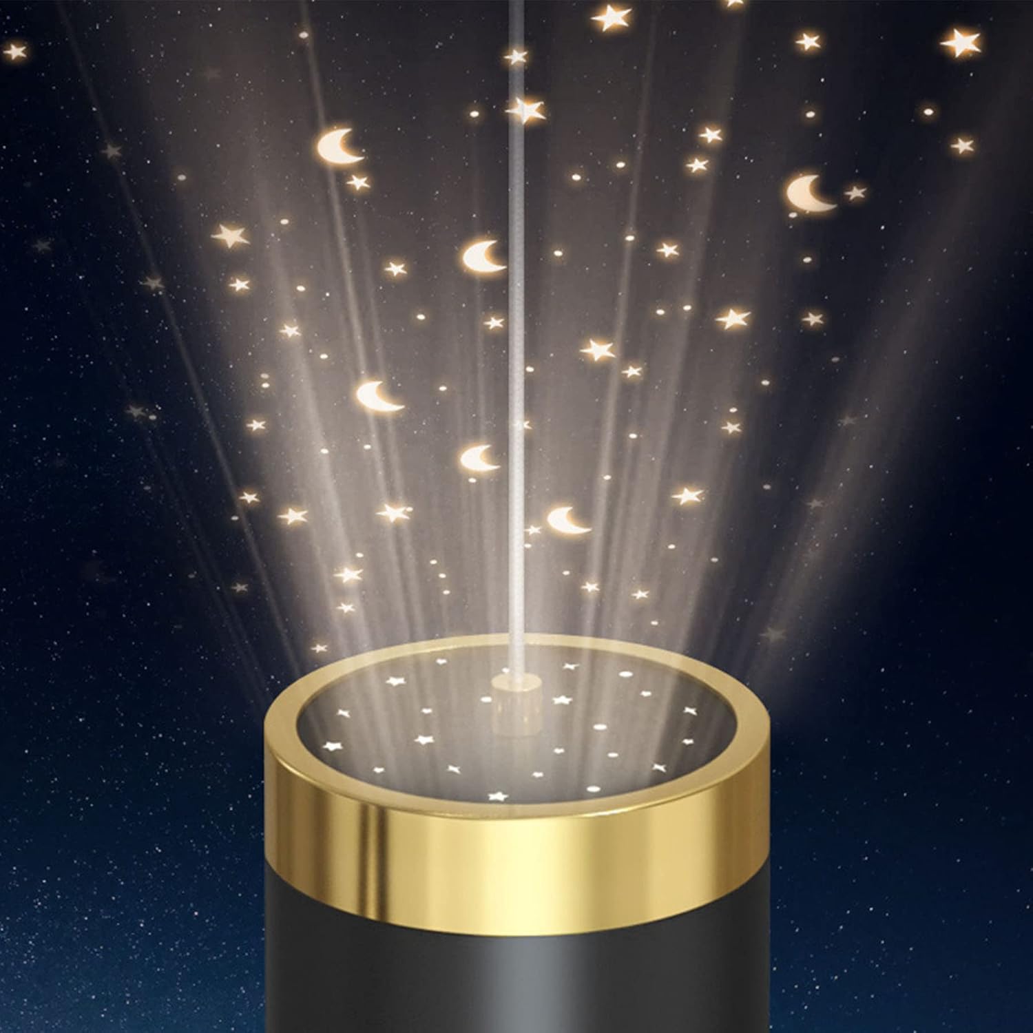 LED Dimmbar Pendelleuchte Modern 45W Neu Entwurf sternenklarer Himmel Hängelampe mit Fernbedienung Pendellampe höhenverstellbar kreativ Hängeleuchte lampe für Esstisch Esszimmer Wohnzimmer (Gold)