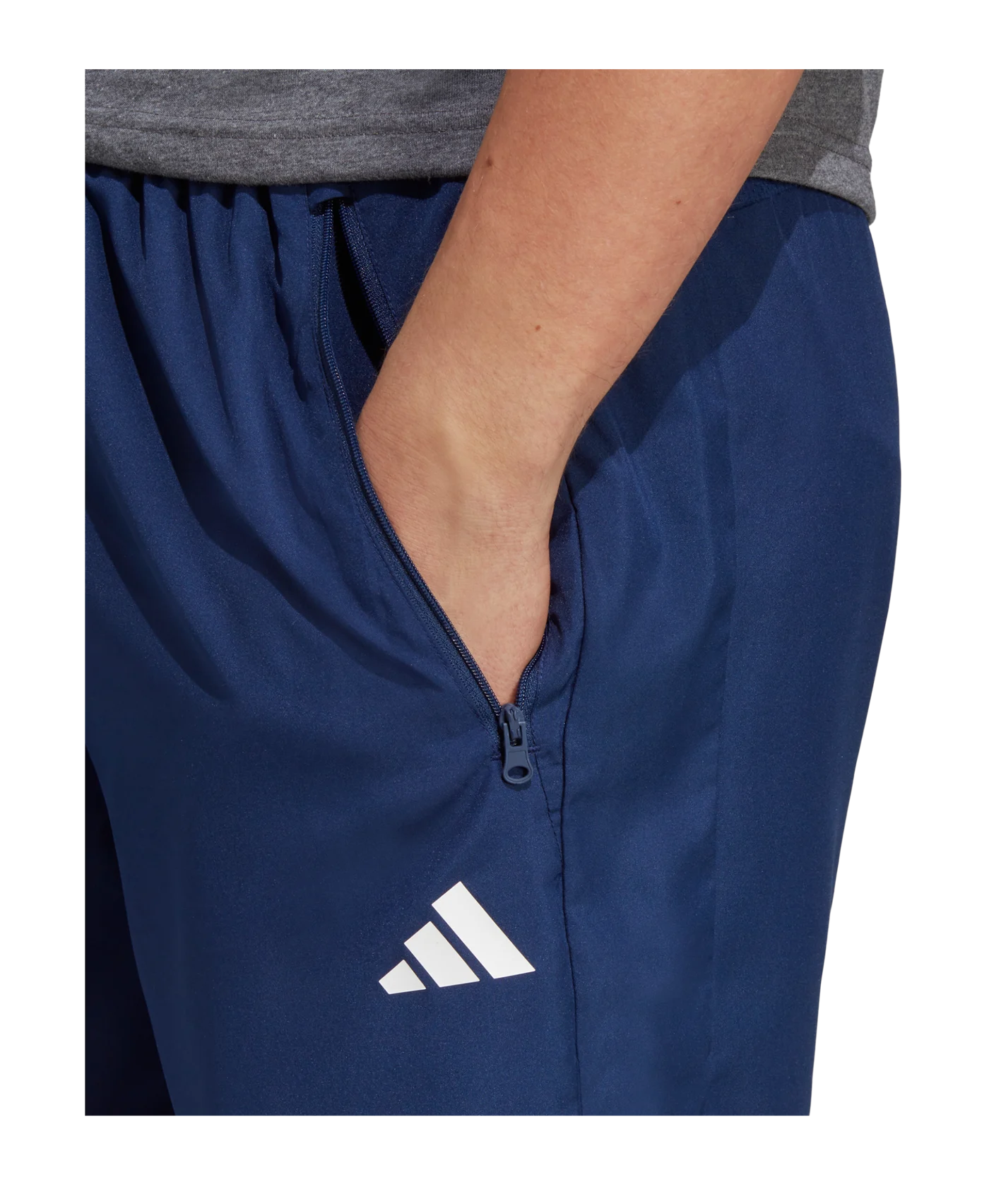 adidas Essentials Woven Short Blau Weiss