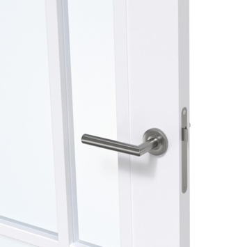 Arne & Bodil binnendeur ABD521 blank glas - extra wit afgelakt