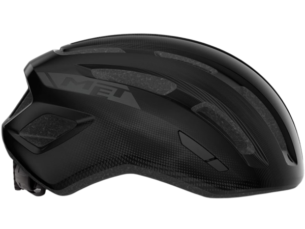 MET Miles Cykelhjelm, Glossy Black