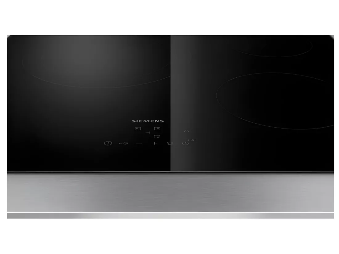 Siemens Table de cuisson vitrocéramique 60cm 3 feux 5700w noir - ET61RBKB8E