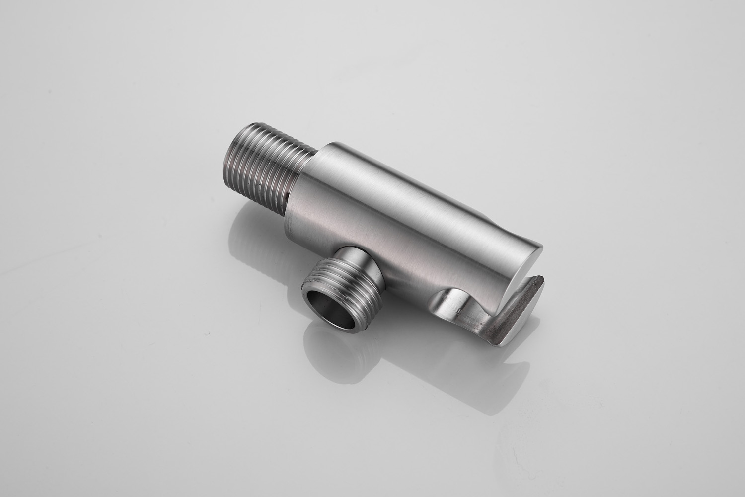 Saniclear Plus handdouche houder met wateraansluiting RVS