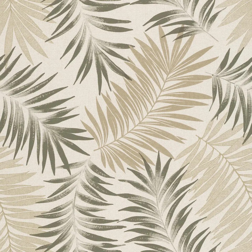 Dutch Wallcoverings - Asperia- Orleans beige/groen - A56202