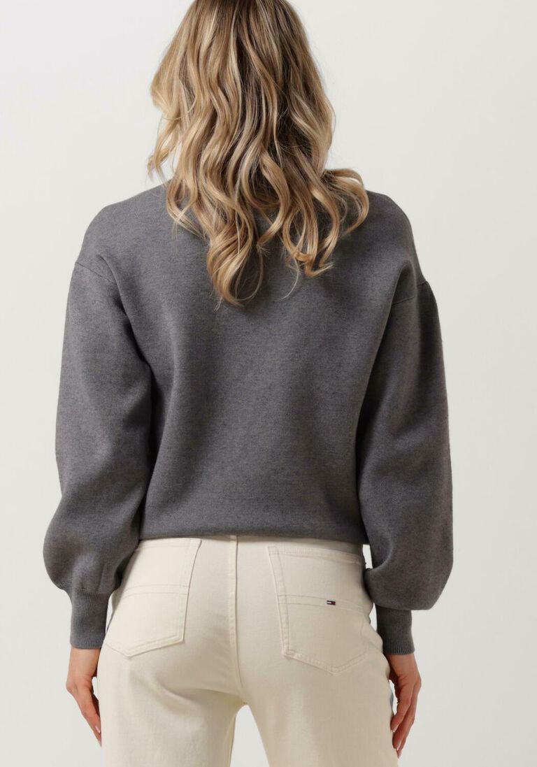 MINUS lichtgrijze minus trui lupi knit pullover