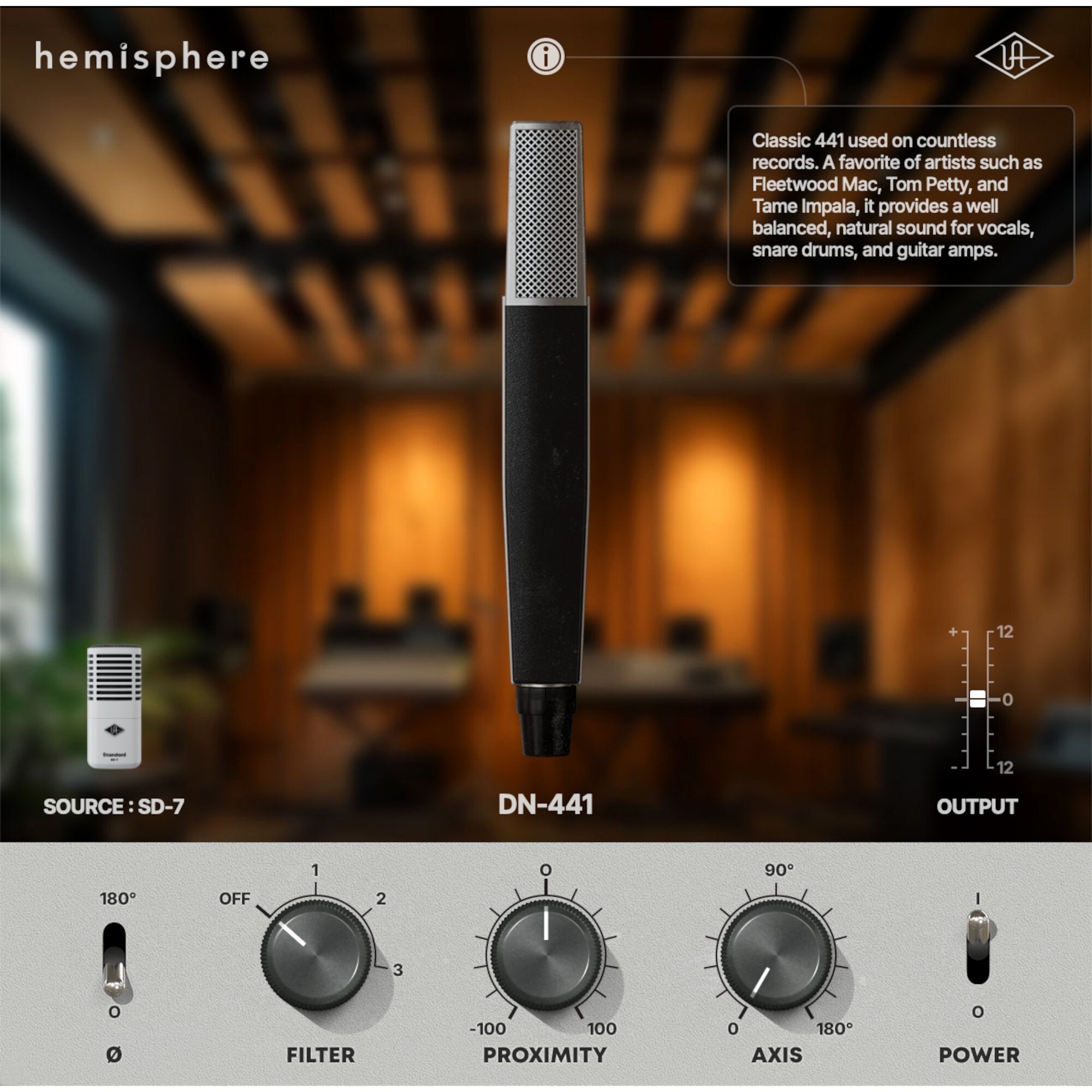 Universal Audio SD-7 dynamische instrumentmicrofoon